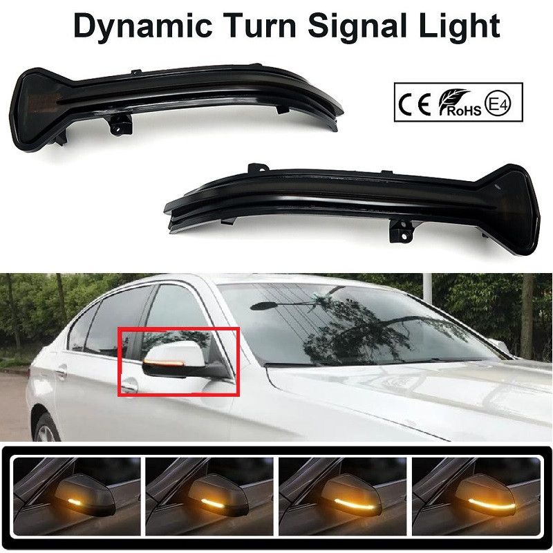LED BOCNI DYNAMIC MIGAVCI U RETROVIZORU, TIPSKI - BMW - SMOKE LENS PL1812M2A Beograd Zemun